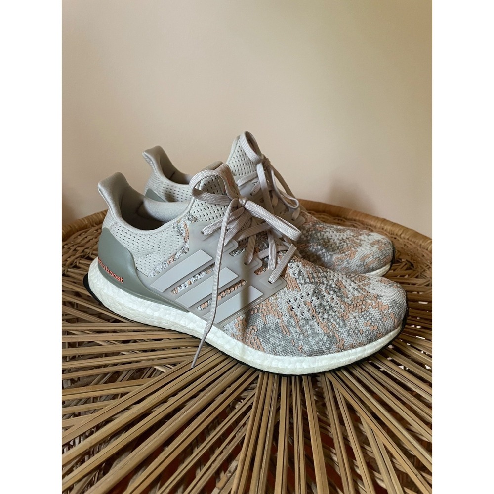 Adidas UltraBoost 1.0 Grey Pink Snakeskin running walking athletic nursing - Picture 3 of 8